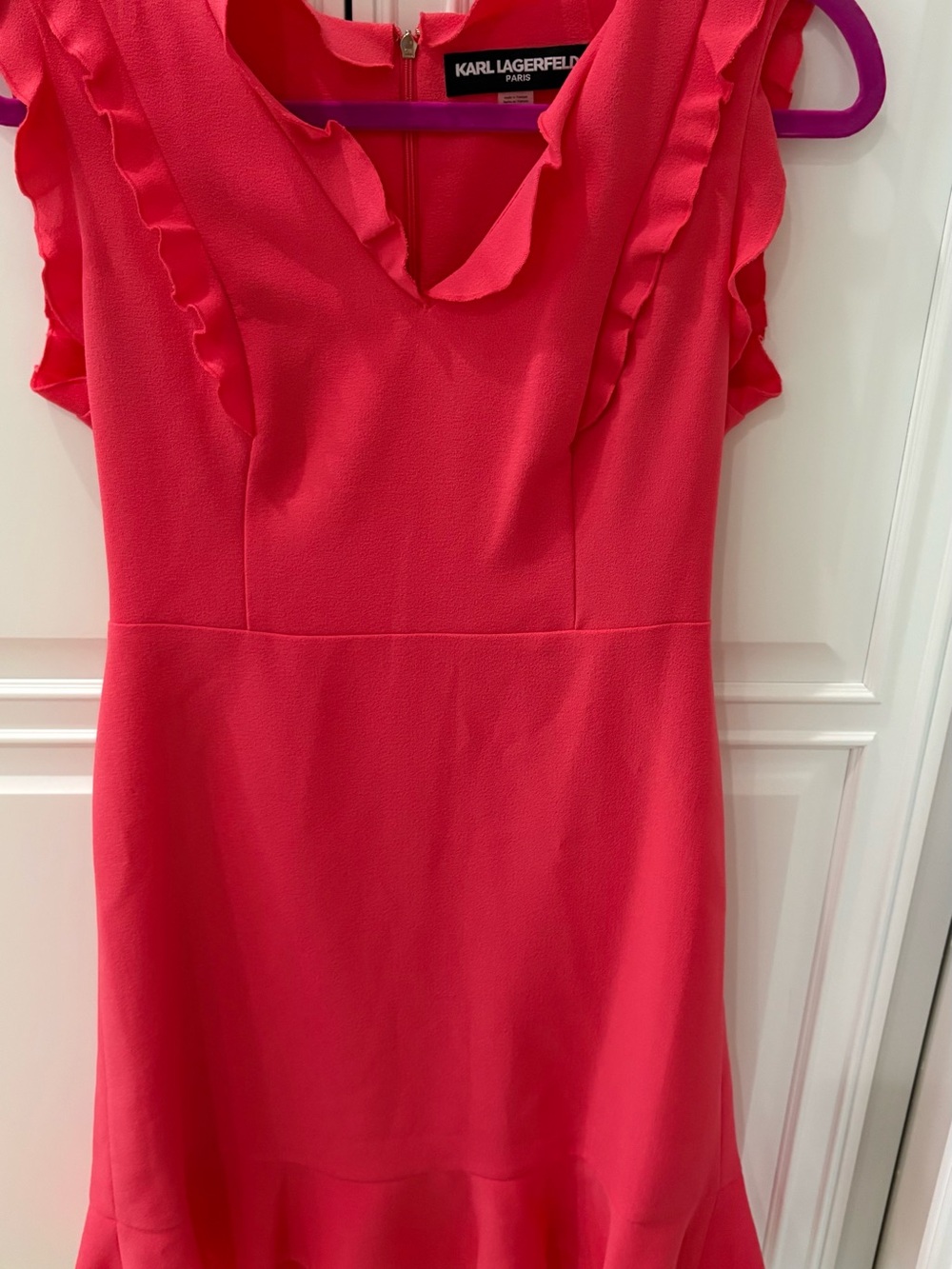 Karl Lagerfeld Women’s Ruffled Dress
